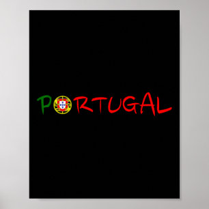Poster Viagem Férias Portugal Orgulho Ibérico Português 
