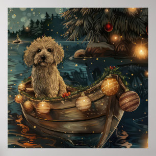 Poster Viagem Festiva de Natal Havanês
