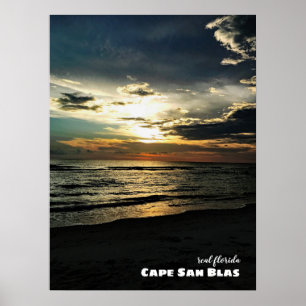 Poster Viagem   Florida Cape San Blas Sunset
