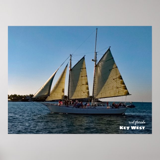 Poster Viagem | Flórida - Key West Sunset Sailboat Cruise (Frente)