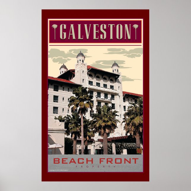 Póster VIAGEM-Galveston (Frente)