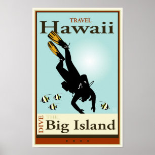 Poster Viagem Hawaii