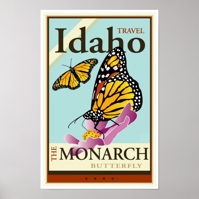 Póster Viagem Idaho (Frente)
