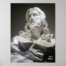 Poster Viagem | Itália - Roma, Bernini Jesus escultura