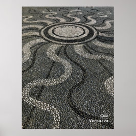 Poster Viagem | Itália - Vernazza, Cinque Terre Mosaico