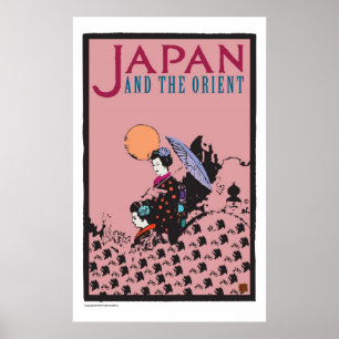 Póster VIAGEM-Japão-Oriente