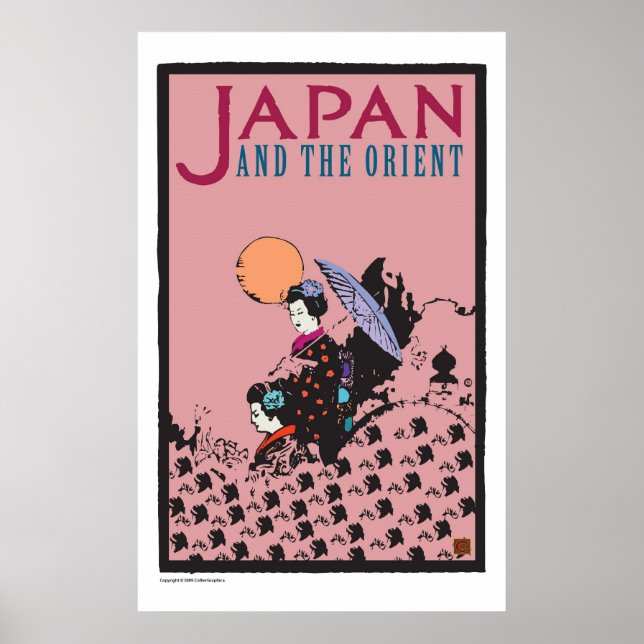 Póster VIAGEM-Japão-Oriente (Frente)