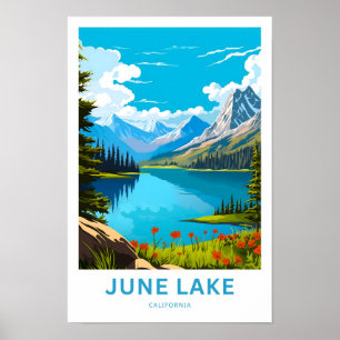 Poster Viagem June Lake California