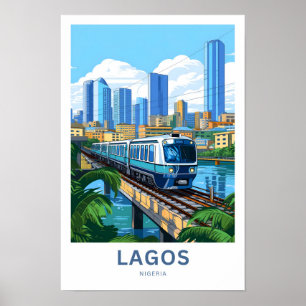 Poster Viagem Lagos Nigéria