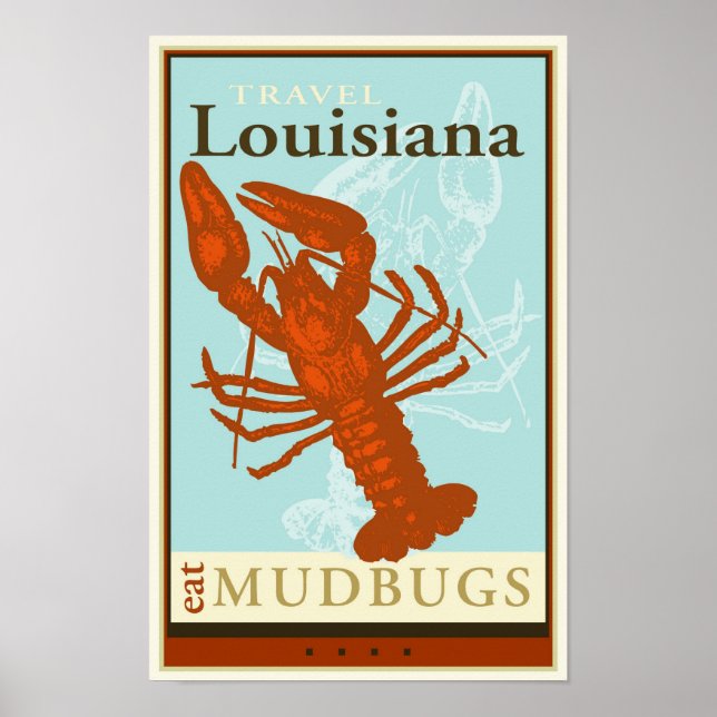 Poster Viagem Louisiana (Frente)