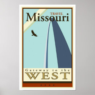 Póster Viagem Missouri