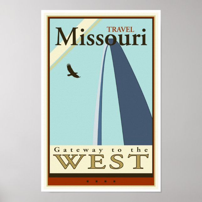 Póster Viagem Missouri (Frente)