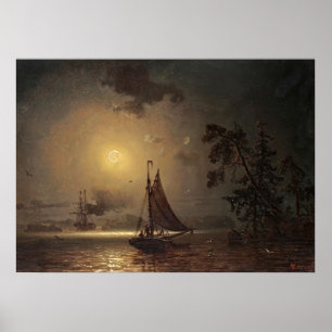 Póster Viagem noturno por Ivan Aivazovsky