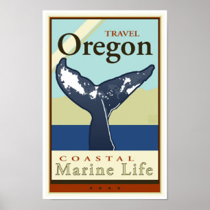 Póster Viagem Oregon