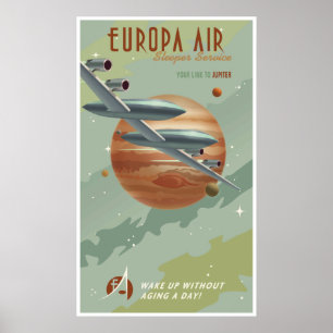 Poster Viagem para Júpiter