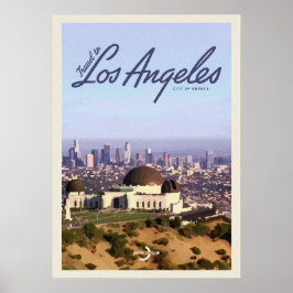 Poster Viagem para Los Angeles