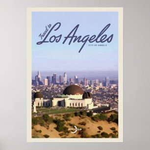 Poster Viagem para Los Angeles