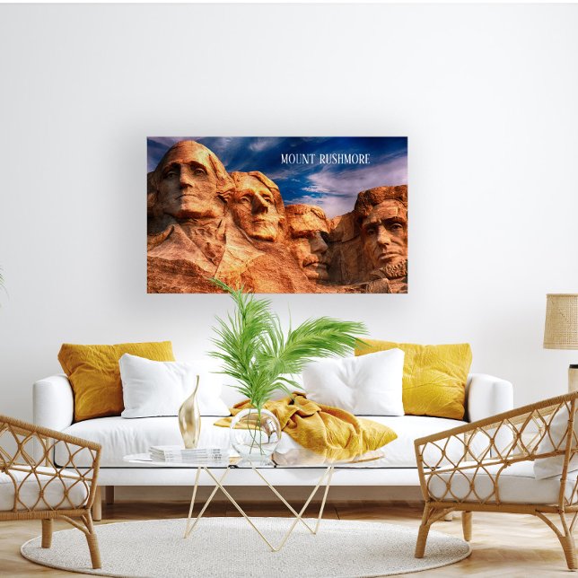 Poster Viagem para Mount Rushmore Black Hills Dakota do S (Criador carregado)