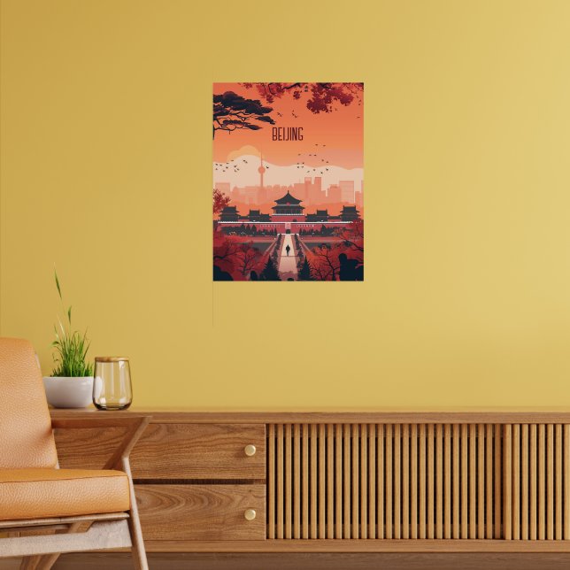 Poster Viagem para Pequim (Sala de Estar 2)