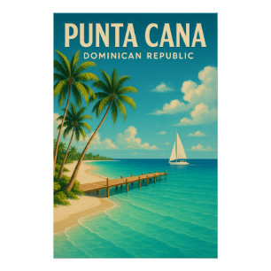 Póster viagem para PUNTA CANA – REPÚBLICA DOMINICANA