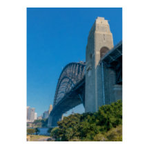 Viagem pela Ponte da Baía de Sydney Vintage
