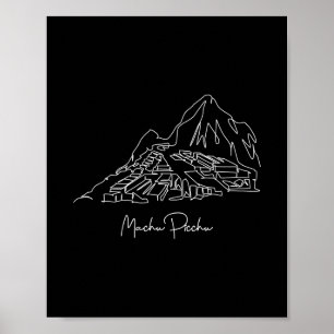 Poster Viagem Peru Lima Machu Picchu Cusco Férias Família
