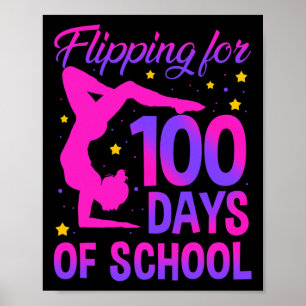 Poster Viagem Por 100 Dias De Ginástica Escolar
