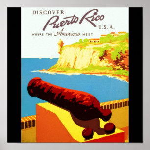 Poster Viagem-Puerto Rico do Poster-Vintage