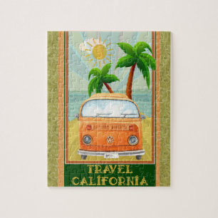 Poster:Viagem Quebra-cabeça da Califórnia