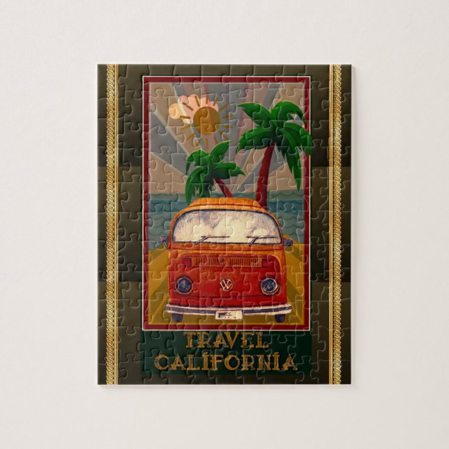 Poster:Viagem Quebra-cabeça da Califórnia (Vertical)