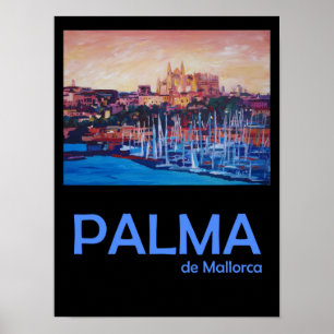 Poster Viagem Retro Palma de Maiorca