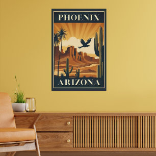 Poster Viagem RetroArizona de  Phoenix