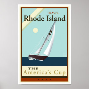 Poster Viagem Rhode - ilha