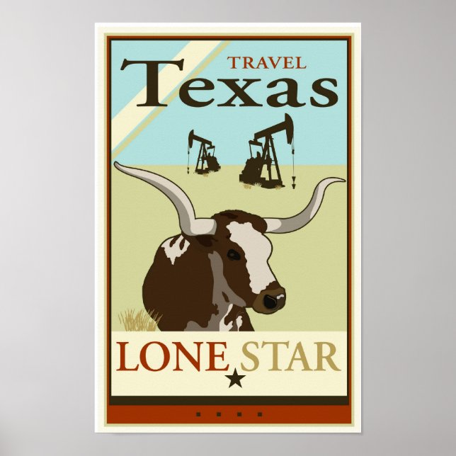 Póster Viagem Texas (Frente)