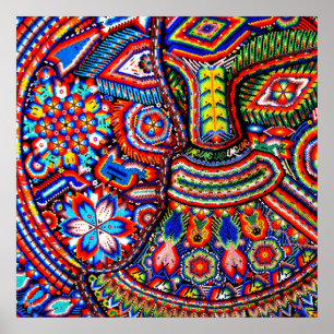 Poster Viagem tribal maia mexicano de Boho da arte de