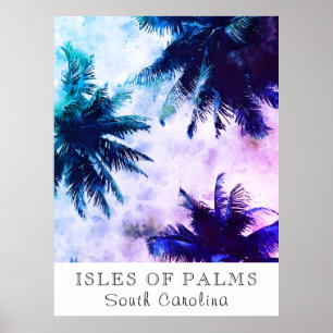 Poster *~* Viagem Tropical AP25 Personalizar - Árvore Pal