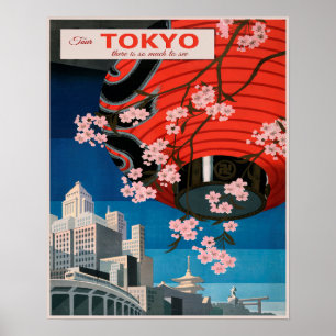 Poster Viagem Vintage Japão 