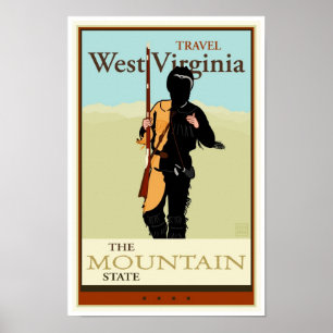 Poster Viagem West Virginia