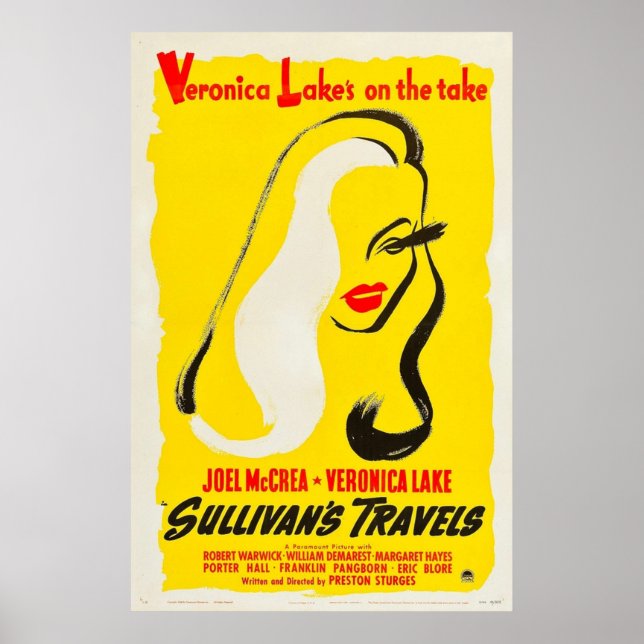 Poster Viagens Sullivans (Frente)