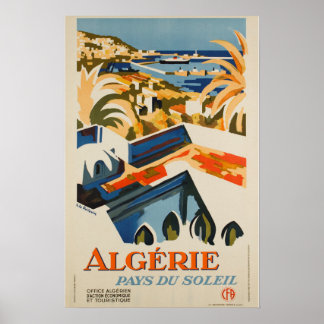 Poster Viagens vintage - Algerie - Sun Country