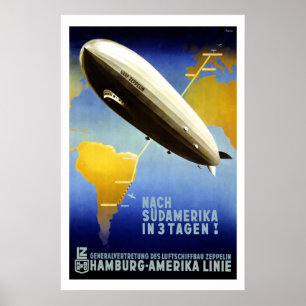 Póster Viagens vintage da Alemanha