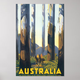 Poster Viagens vintage da Austrália
