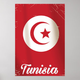 Poster Viagens vintage da Tunísia