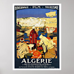 Poster Viagens vintage de algas