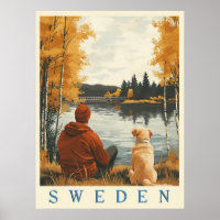 Viagens vintage de beleza da suecia