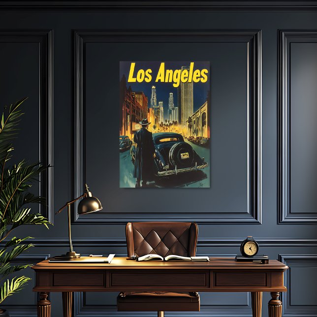 Poster Viagens vintage de Los Angeles (Criador carregado)