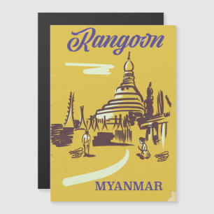 poster viagens vintage de Rangum