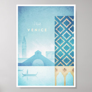 Poster Viagens vintage de Veneza