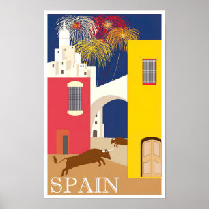 Poster viagens vintage espanha