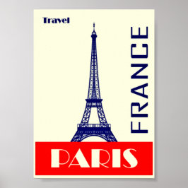 Poster Viagens vintage França